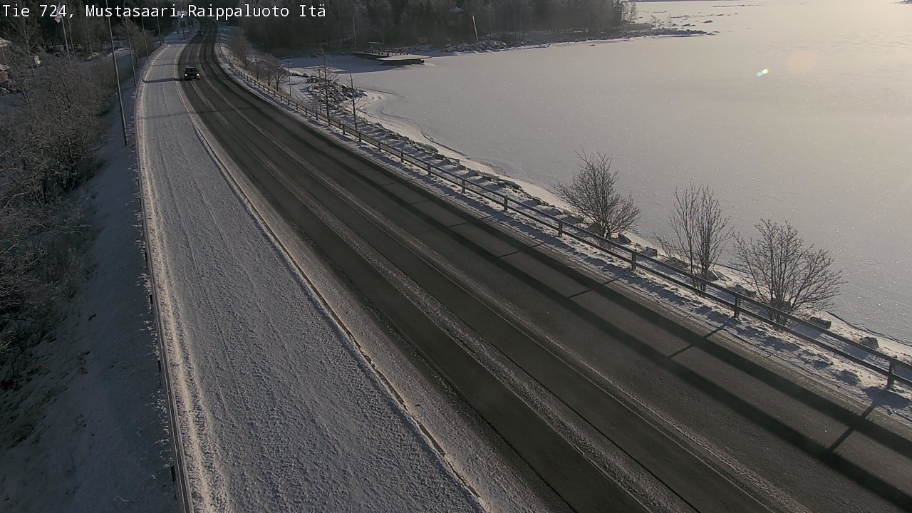 Weather Camera Image Road 724 Mustasaari, Raippaluoto, Fjärdskäret, Mustasaari, Pohjanmaa