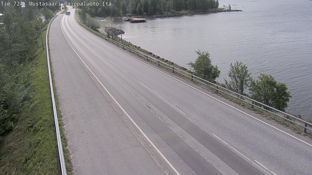 Weather Camera Image Road 724 Mustasaari, Raippaluoto, Fjärdskäret, Mustasaari, Pohjanmaa