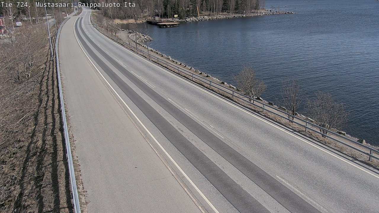 Weather Camera Image Road 724 Mustasaari, Raippaluoto, Fjärdskäret, Mustasaari, Pohjanmaa