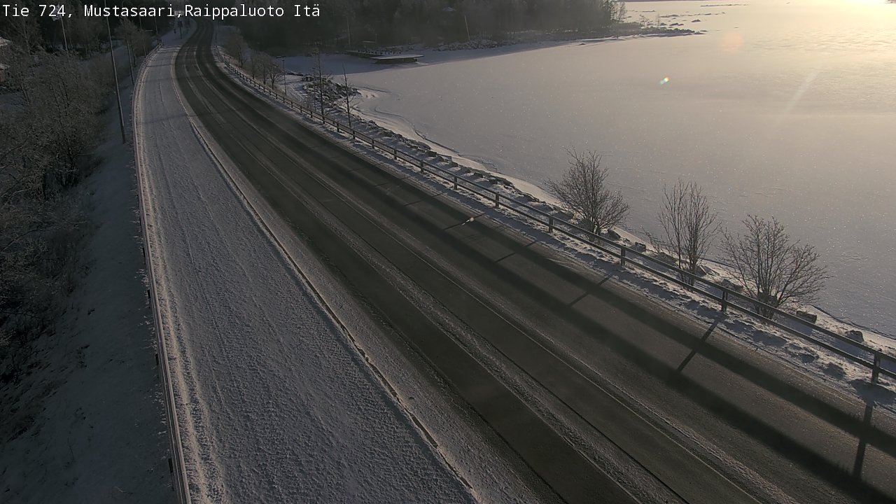 Weather Camera Image Road 724 Mustasaari, Raippaluoto, Fjärdskäret, Mustasaari, Pohjanmaa