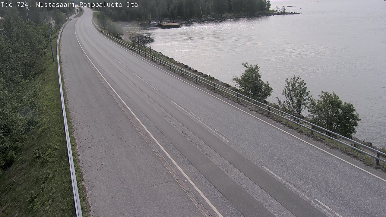 Weather Camera Image Road 724 Mustasaari, Raippaluoto, Fjärdskäret, Mustasaari, Pohjanmaa