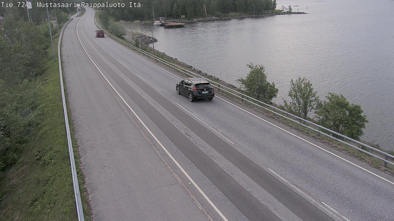 Weather Camera Image Road 724 Mustasaari, Raippaluoto, Fjärdskäret, Mustasaari, Pohjanmaa