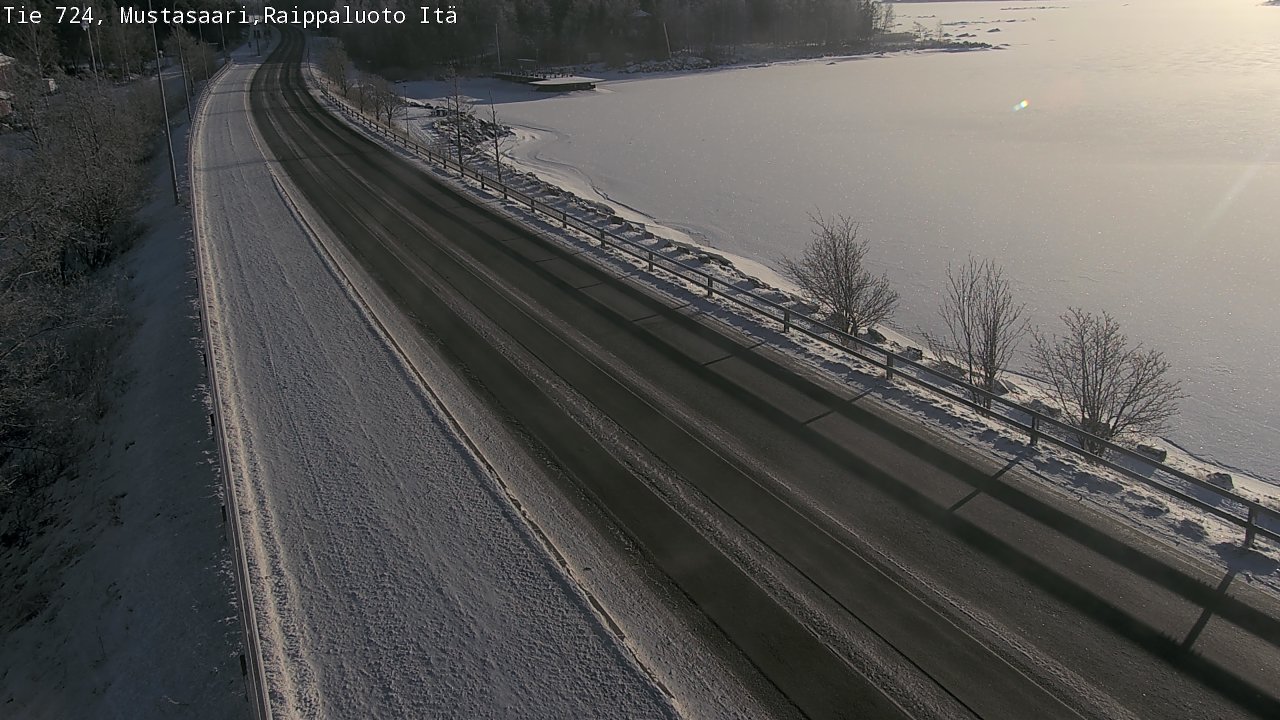 Weather Camera Image Road 724 Mustasaari, Raippaluoto, Fjärdskäret, Mustasaari, Pohjanmaa