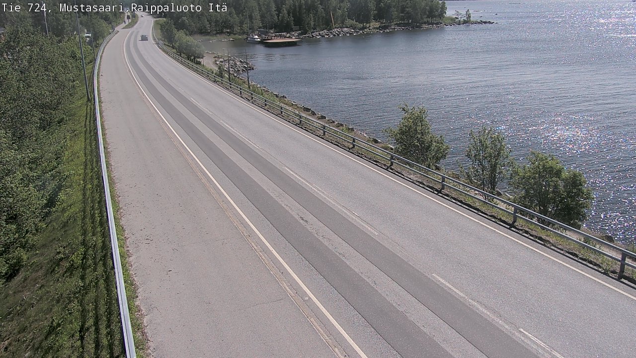 Weather Camera Image Road 724 Mustasaari, Raippaluoto, Fjärdskäret, Mustasaari, Pohjanmaa