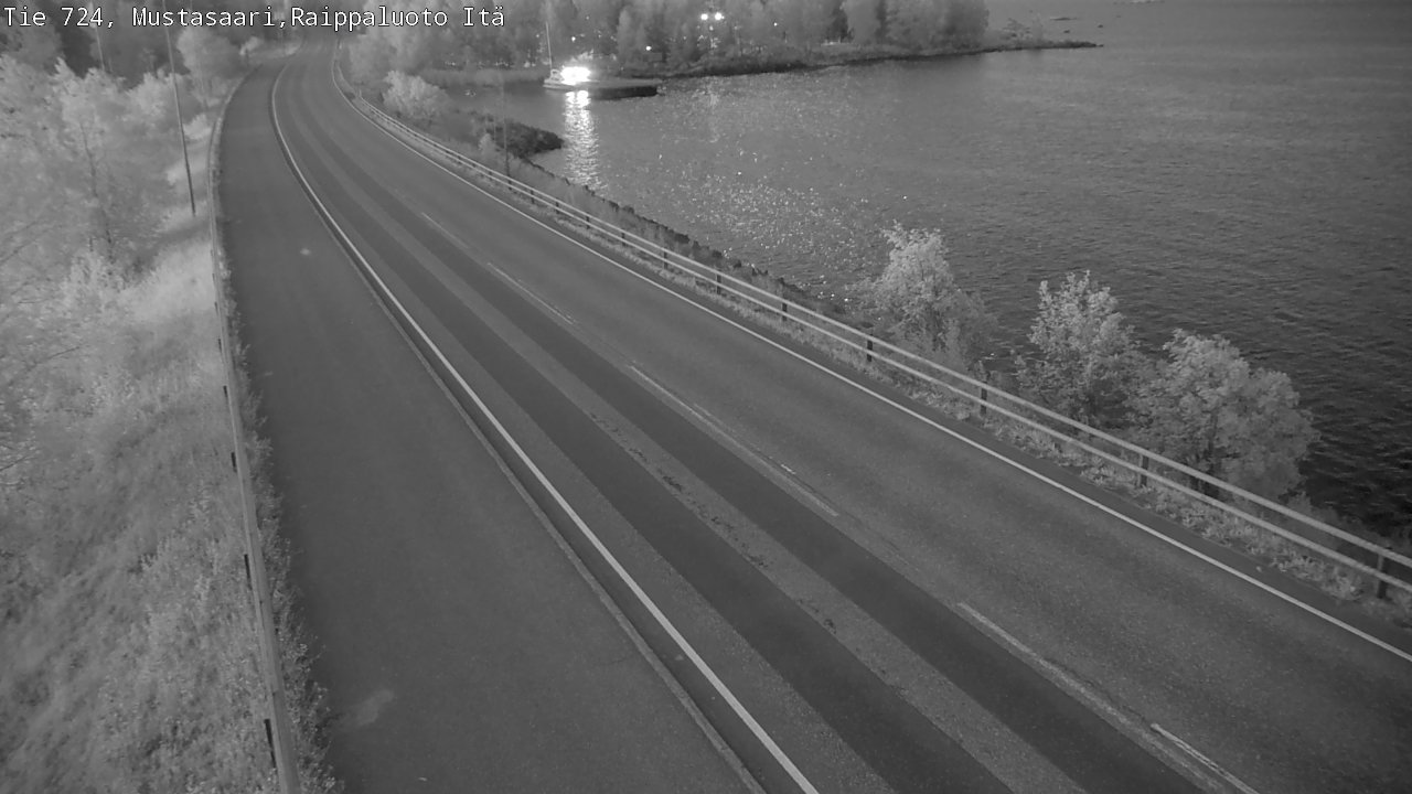 Weather Camera Image Road 724 Mustasaari, Raippaluoto, Fjärdskäret, Mustasaari, Pohjanmaa
