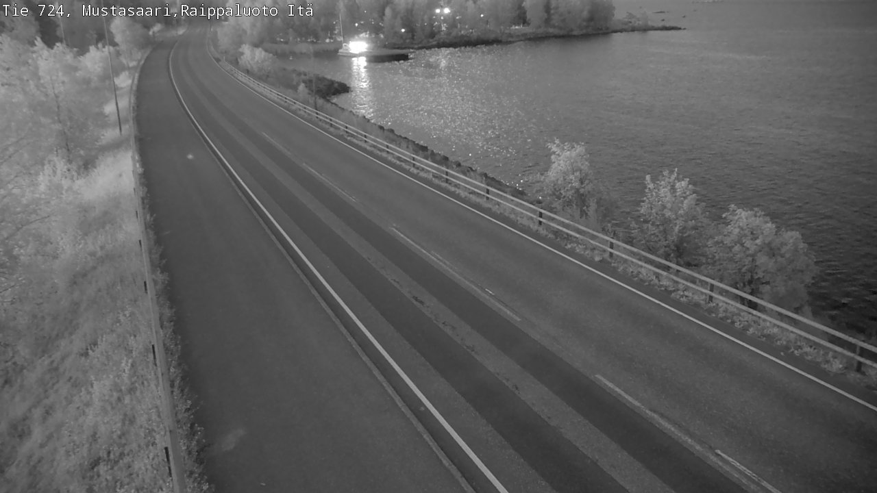 Weather Camera Image Road 724 Mustasaari, Raippaluoto, Fjärdskäret, Mustasaari, Pohjanmaa