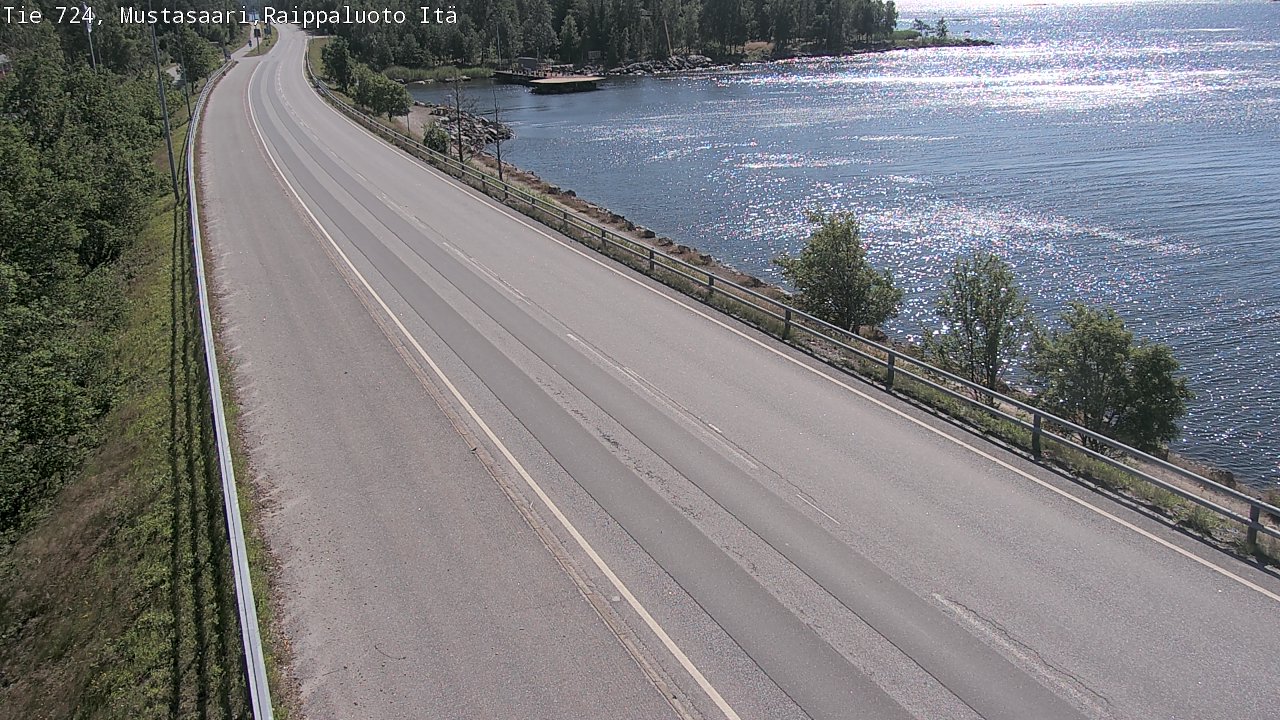 Weather Camera Image Road 724 Mustasaari, Raippaluoto, Fjärdskäret, Mustasaari, Pohjanmaa