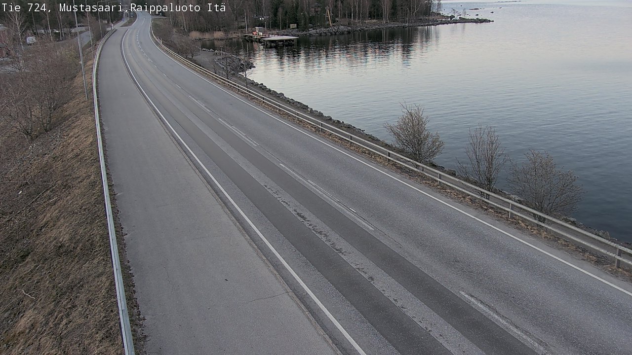 Weather Camera Image Road 724 Mustasaari, Raippaluoto, Fjärdskäret, Mustasaari, Pohjanmaa