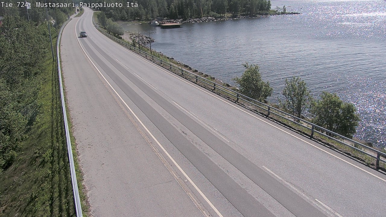 Weather Camera Image Road 724 Mustasaari, Raippaluoto, Fjärdskäret, Mustasaari, Pohjanmaa