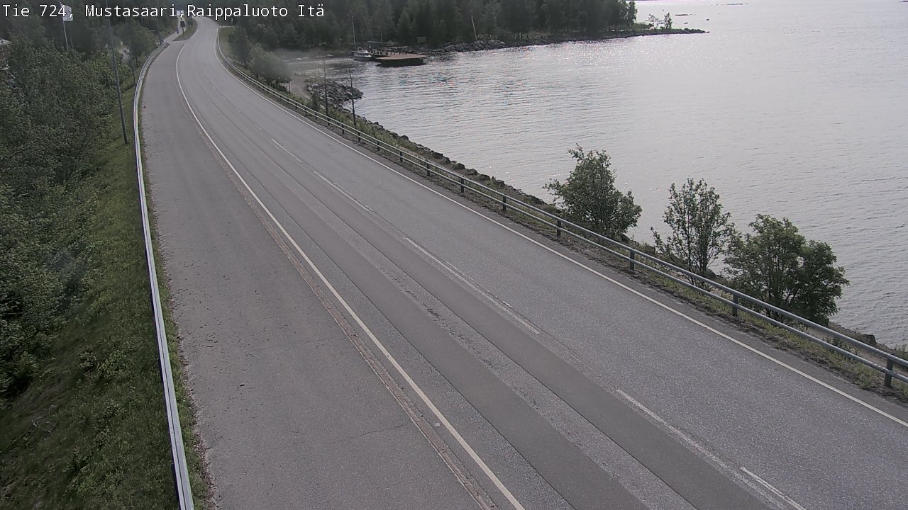 Weather Camera Image Road 724 Mustasaari, Raippaluoto, Fjärdskäret, Mustasaari, Pohjanmaa