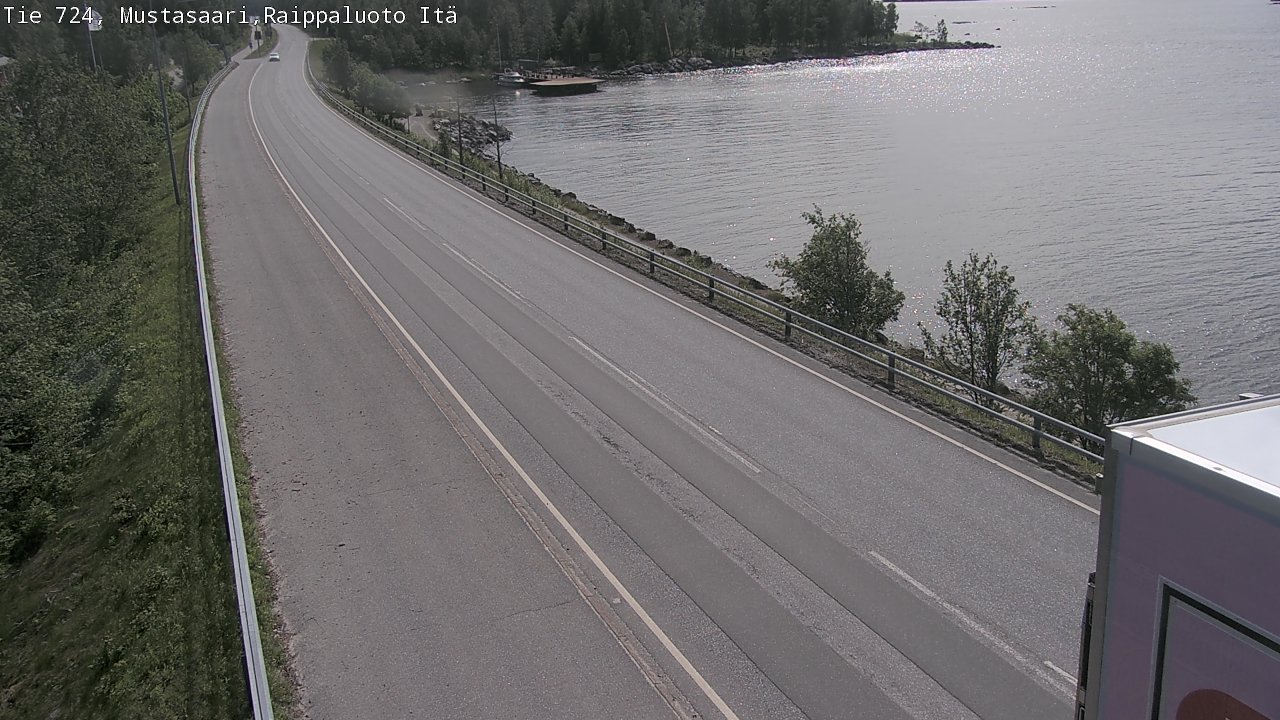 Weather Camera Image Road 724 Mustasaari, Raippaluoto, Fjärdskäret, Mustasaari, Pohjanmaa