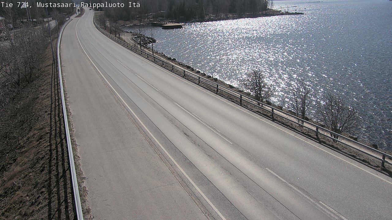 Weather Camera Image Road 724 Mustasaari, Raippaluoto, Fjärdskäret, Mustasaari, Pohjanmaa
