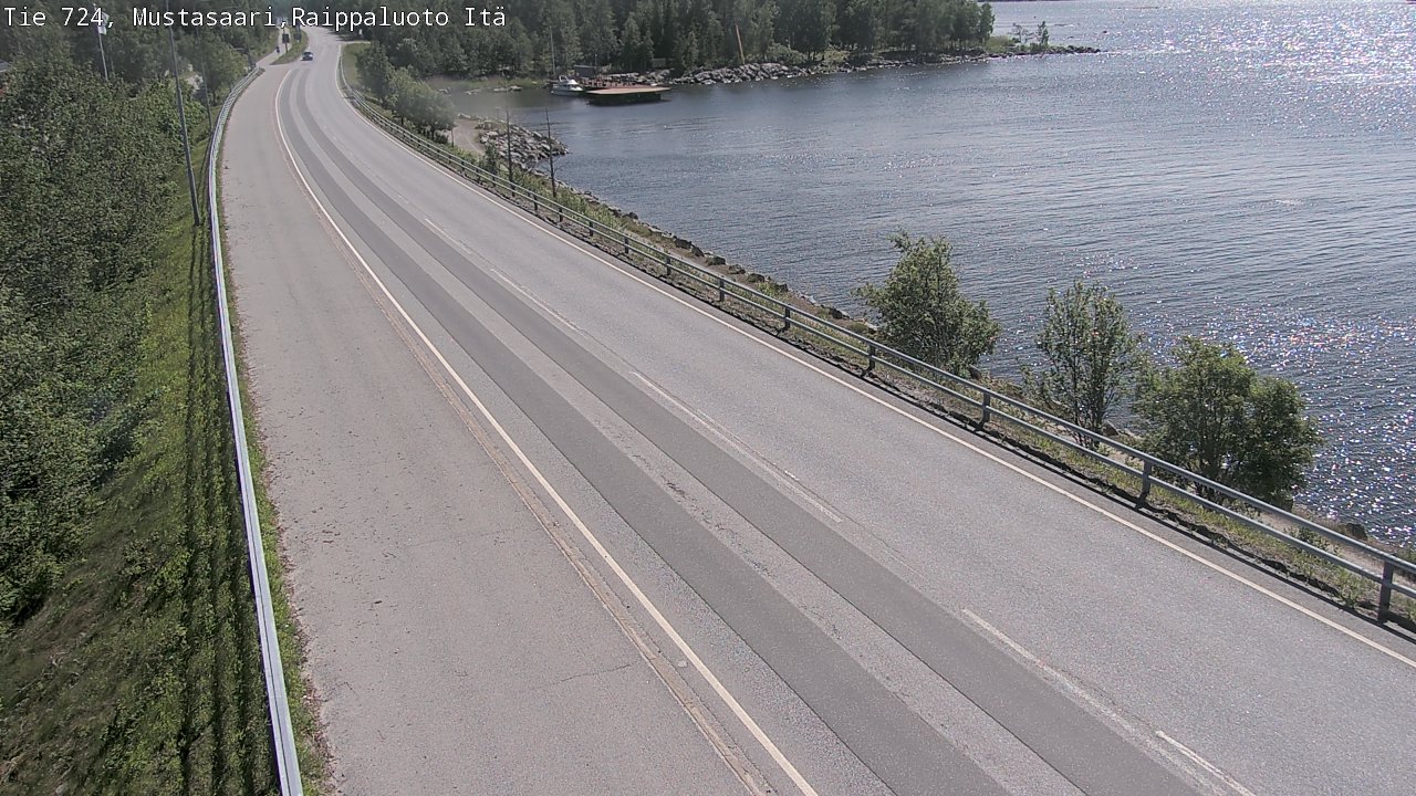 Weather Camera Image Road 724 Mustasaari, Raippaluoto, Fjärdskäret, Mustasaari, Pohjanmaa