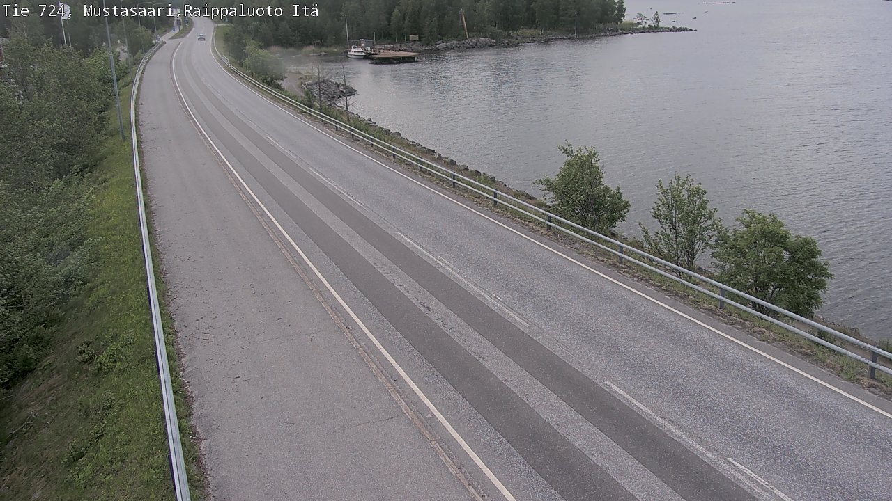 Weather Camera Image Road 724 Mustasaari, Raippaluoto, Fjärdskäret, Mustasaari, Pohjanmaa