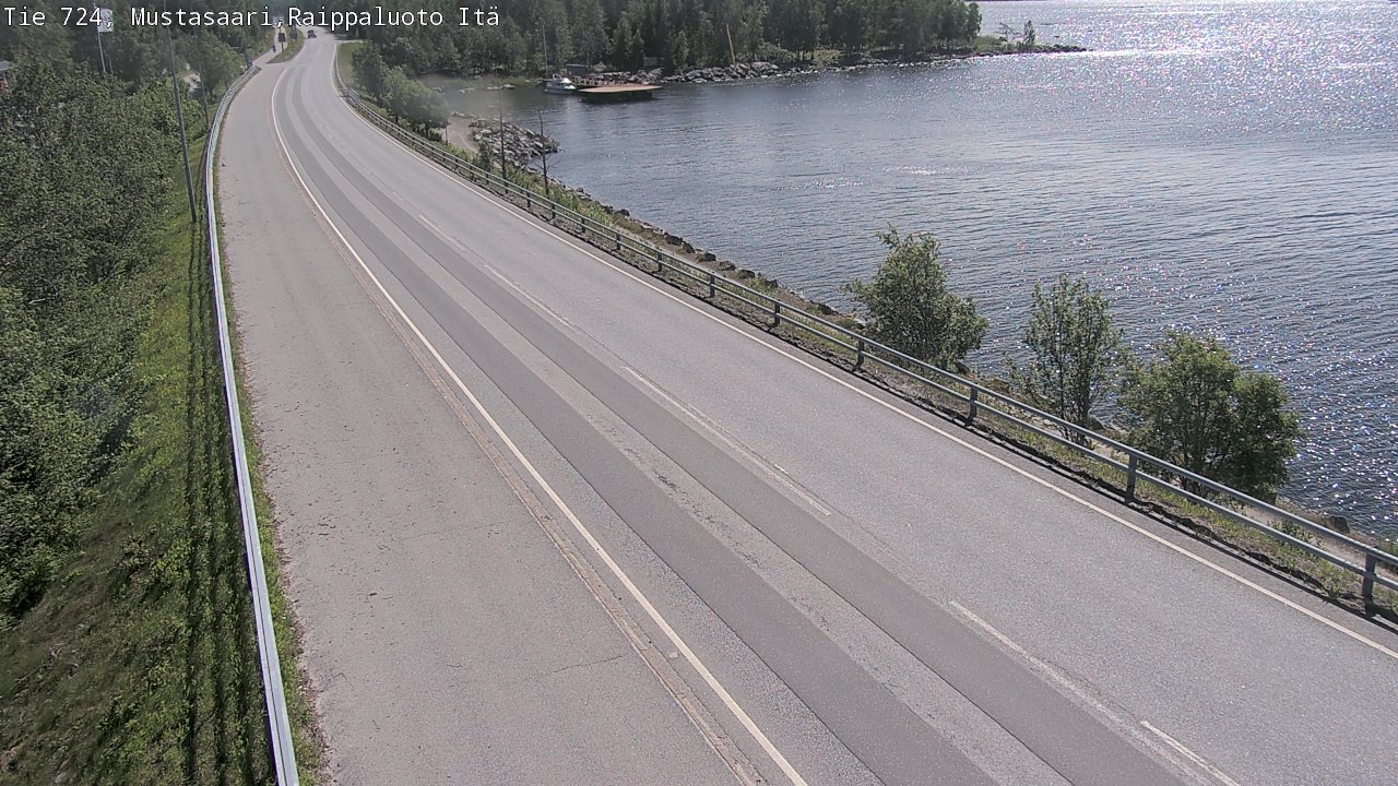 Weather Camera Image Road 724 Mustasaari, Raippaluoto, Fjärdskäret, Mustasaari, Pohjanmaa