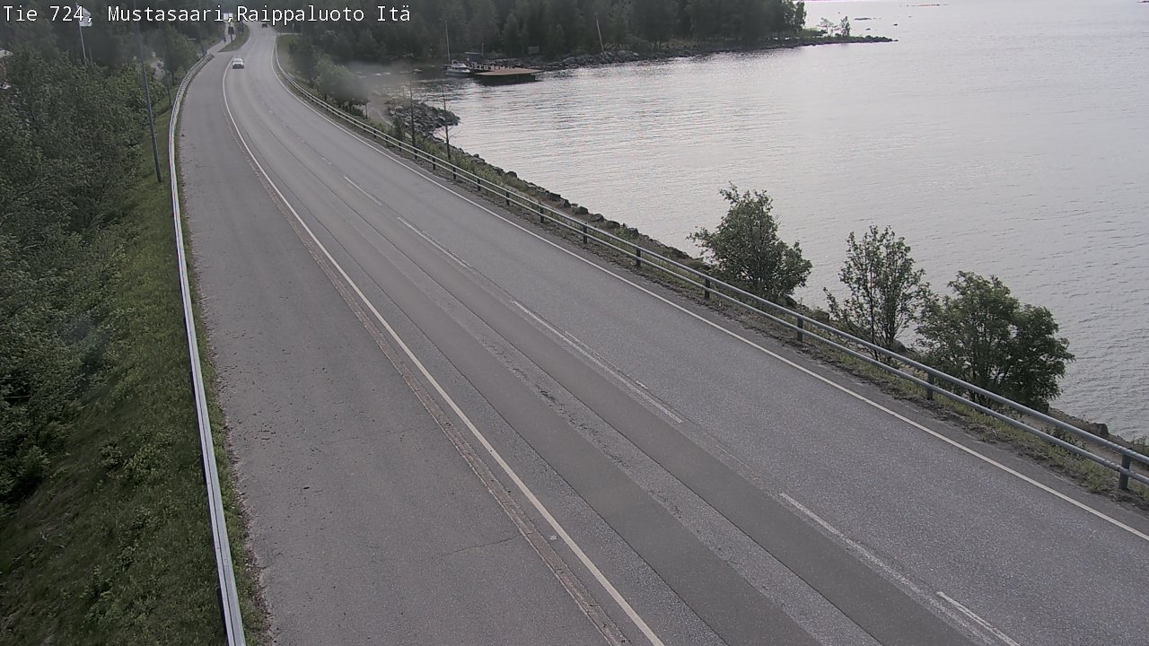 Weather Camera Image Road 724 Mustasaari, Raippaluoto, Fjärdskäret, Mustasaari, Pohjanmaa