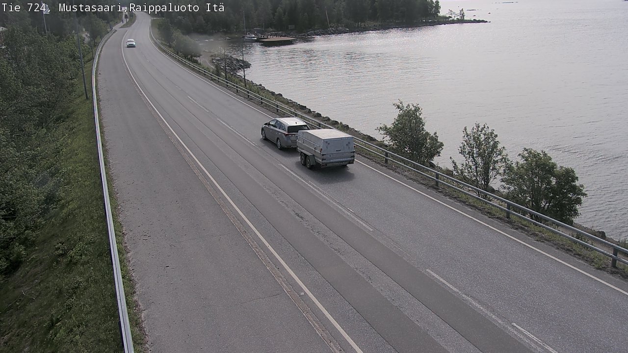 Weather Camera Image Road 724 Mustasaari, Raippaluoto, Fjärdskäret, Mustasaari, Pohjanmaa