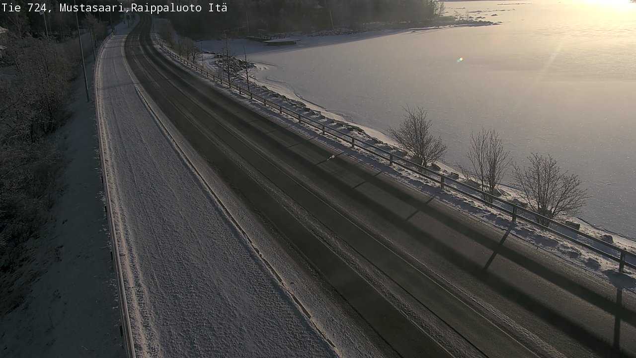 Weather Camera Image Road 724 Mustasaari, Raippaluoto, Fjärdskäret, Mustasaari, Pohjanmaa