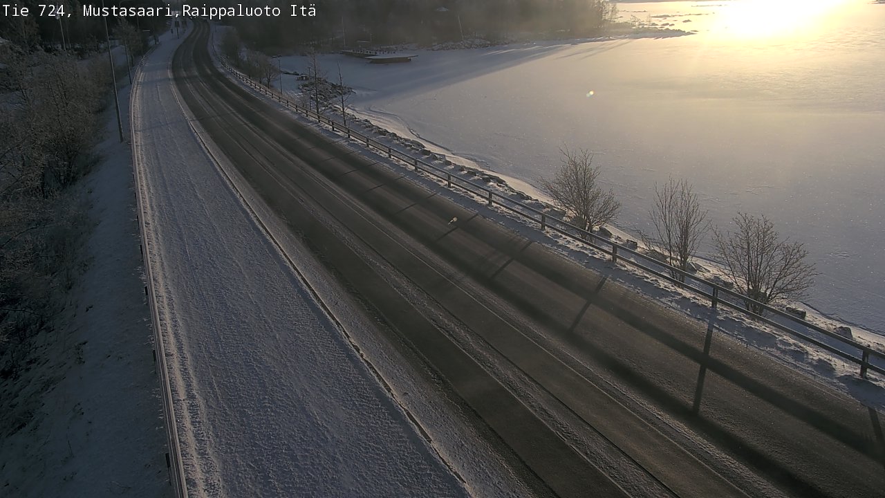 Weather Camera Image Road 724 Mustasaari, Raippaluoto, Fjärdskäret, Mustasaari, Pohjanmaa