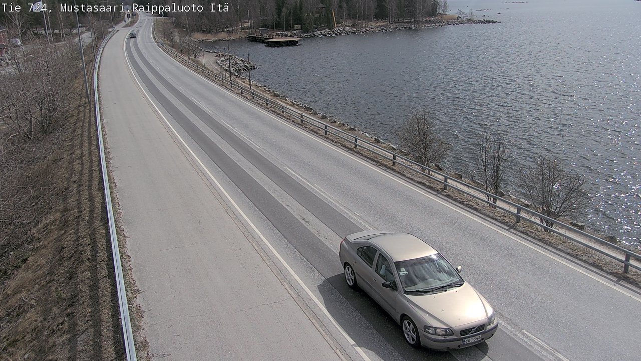 Weather Camera Image Road 724 Mustasaari, Raippaluoto, Fjärdskäret, Mustasaari, Pohjanmaa
