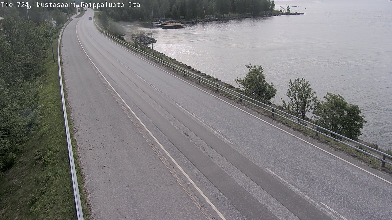 Weather Camera Image Road 724 Mustasaari, Raippaluoto, Fjärdskäret, Mustasaari, Pohjanmaa