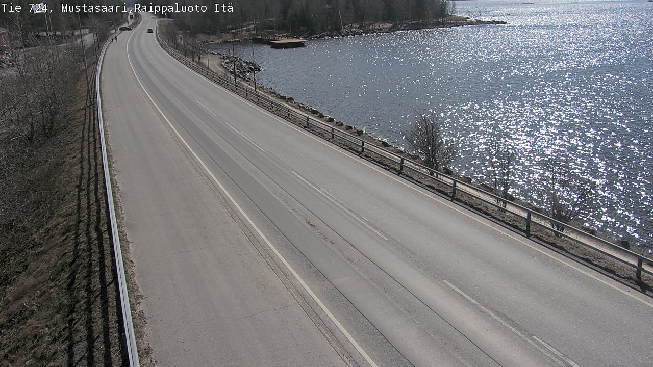 Weather Camera Image Road 724 Mustasaari, Raippaluoto, Fjärdskäret, Mustasaari, Pohjanmaa