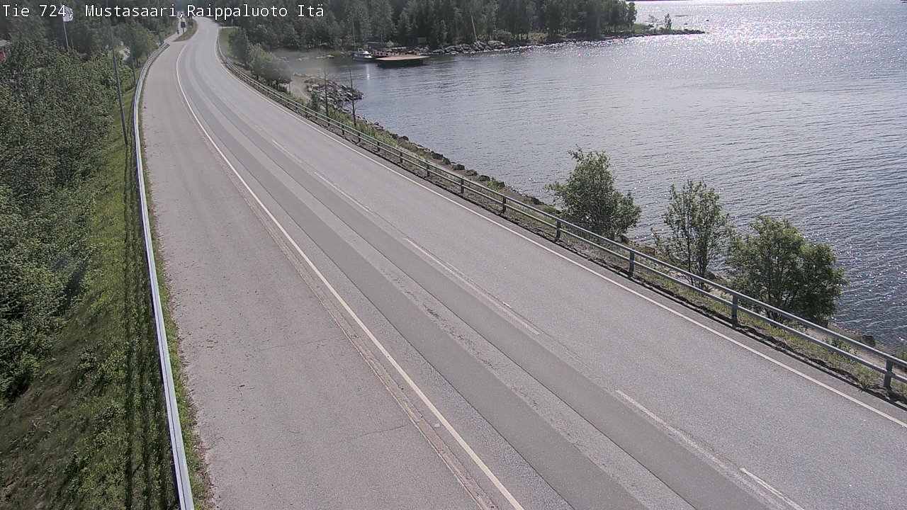 Weather Camera Image Road 724 Mustasaari, Raippaluoto, Fjärdskäret, Mustasaari, Pohjanmaa