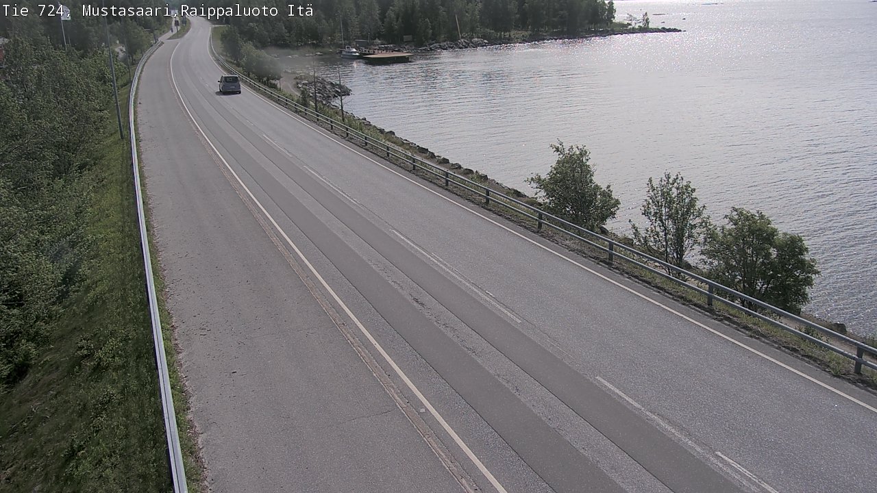 Weather Camera Image Road 724 Mustasaari, Raippaluoto, Fjärdskäret, Mustasaari, Pohjanmaa
