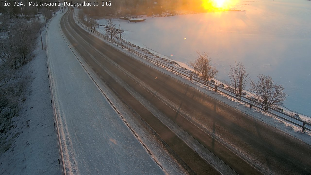 Weather Camera Image Road 724 Mustasaari, Raippaluoto, Fjärdskäret, Mustasaari, Pohjanmaa