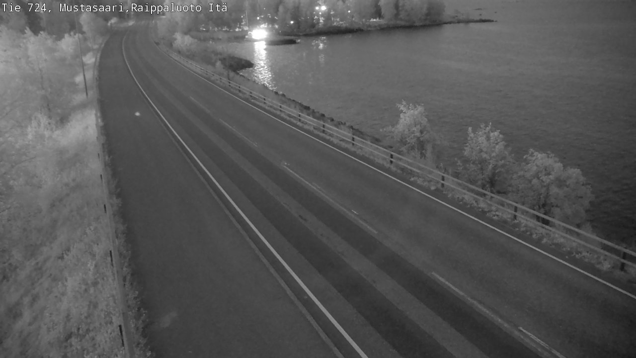 Weather Camera Image Road 724 Mustasaari, Raippaluoto, Fjärdskäret, Mustasaari, Pohjanmaa