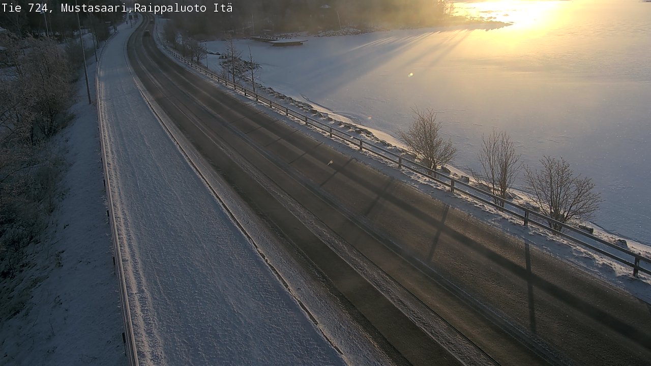 Weather Camera Image Road 724 Mustasaari, Raippaluoto, Fjärdskäret, Mustasaari, Pohjanmaa