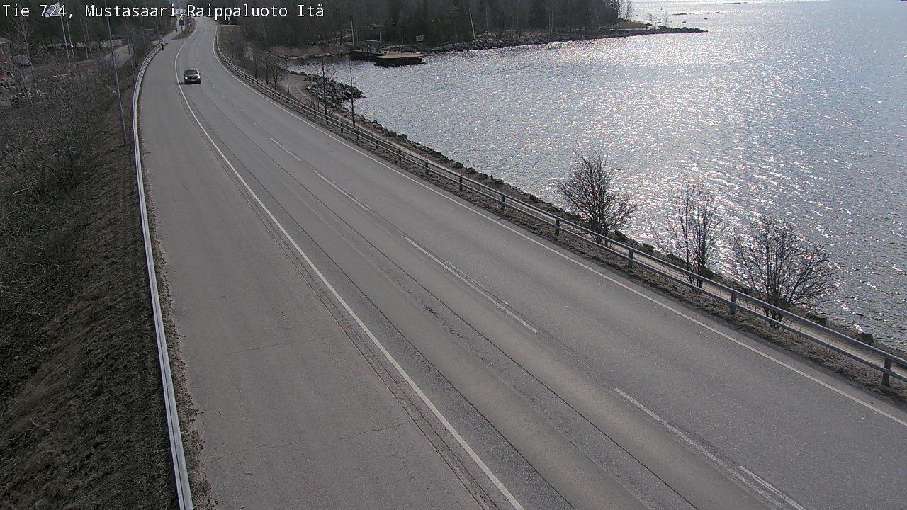 Weather Camera Image Road 724 Mustasaari, Raippaluoto, Fjärdskäret, Mustasaari, Pohjanmaa