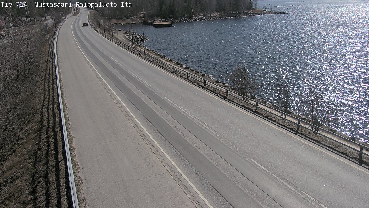 Weather Camera Image Road 724 Mustasaari, Raippaluoto, Fjärdskäret, Mustasaari, Pohjanmaa