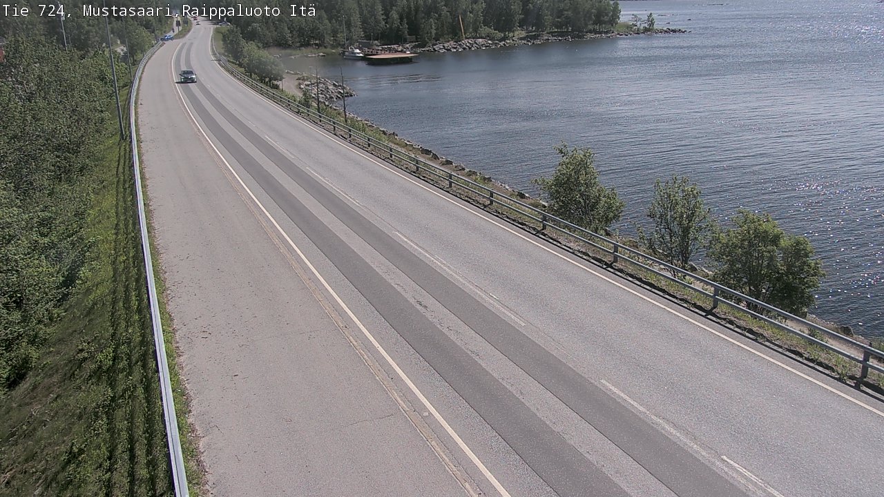 Weather Camera Image Road 724 Mustasaari, Raippaluoto, Fjärdskäret, Mustasaari, Pohjanmaa