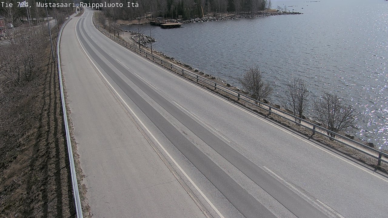 Weather Camera Image Road 724 Mustasaari, Raippaluoto, Fjärdskäret, Mustasaari, Pohjanmaa