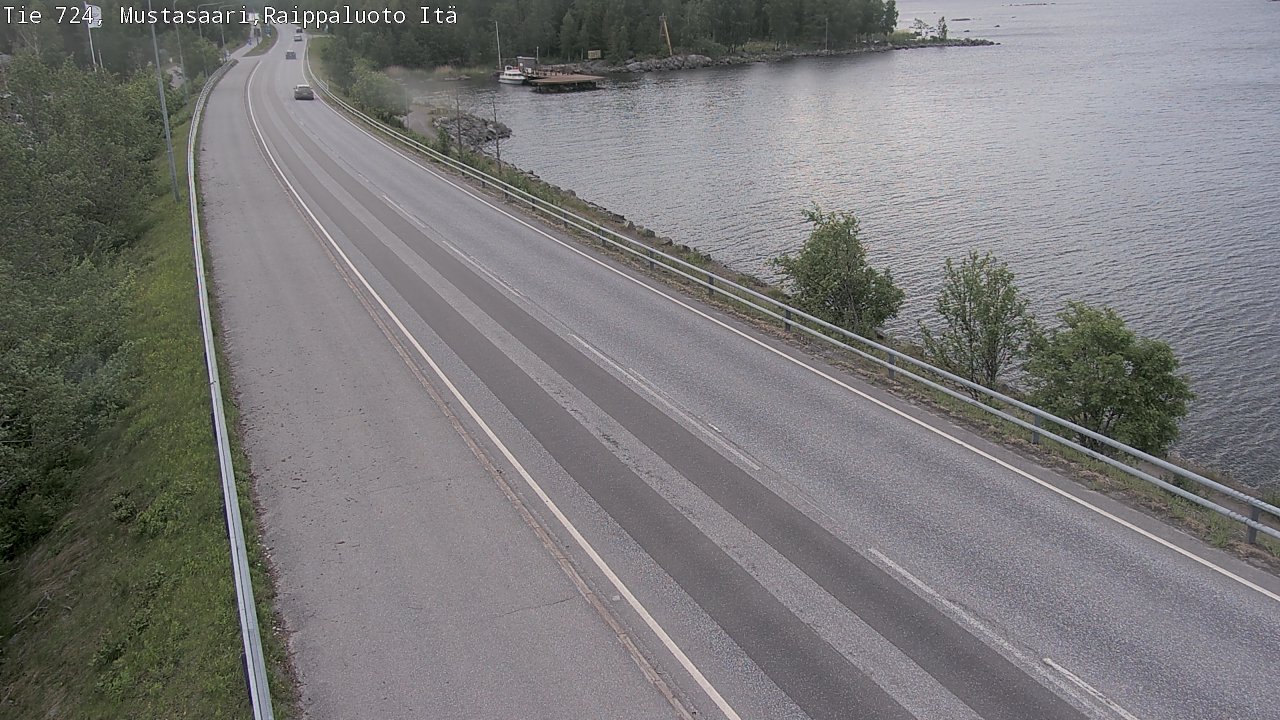 Weather Camera Image Road 724 Mustasaari, Raippaluoto, Fjärdskäret, Mustasaari, Pohjanmaa