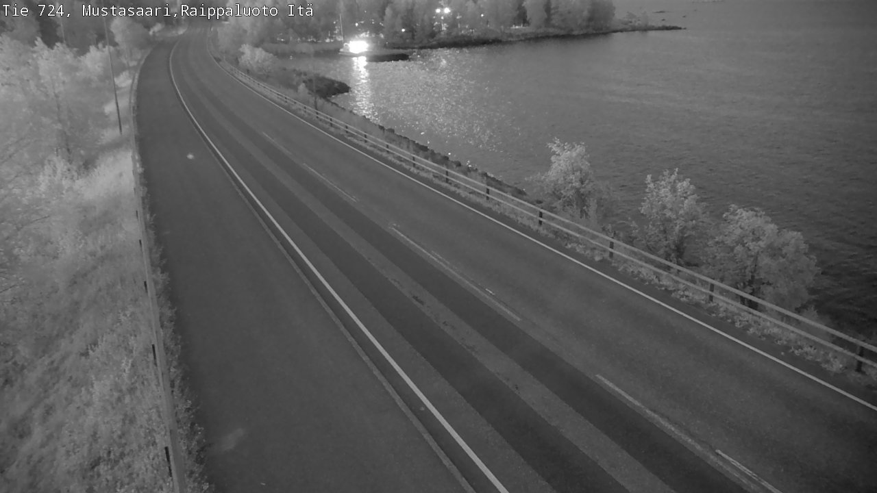 Weather Camera Image Road 724 Mustasaari, Raippaluoto, Fjärdskäret, Mustasaari, Pohjanmaa