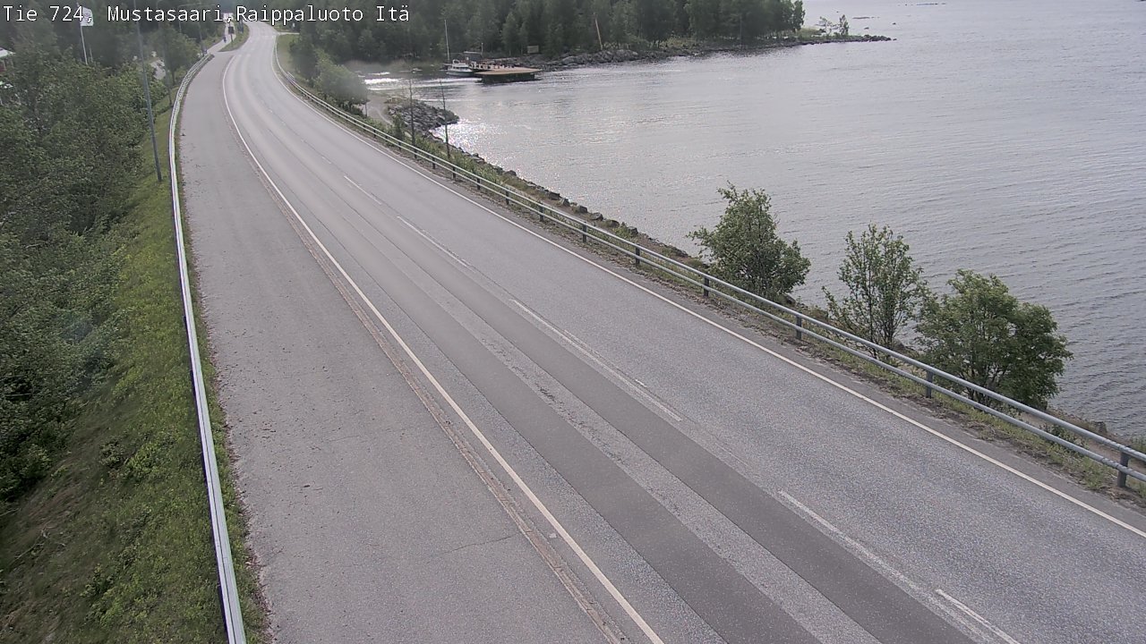 Weather Camera Image Road 724 Mustasaari, Raippaluoto, Fjärdskäret, Mustasaari, Pohjanmaa