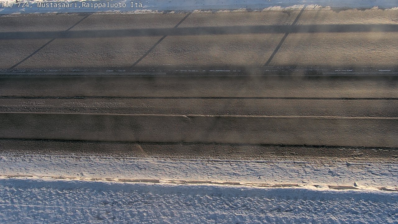 Weather Camera Image Road 724 Mustasaari, Raippaluoto, Fjärdskäret, Mustasaari, Pohjanmaa