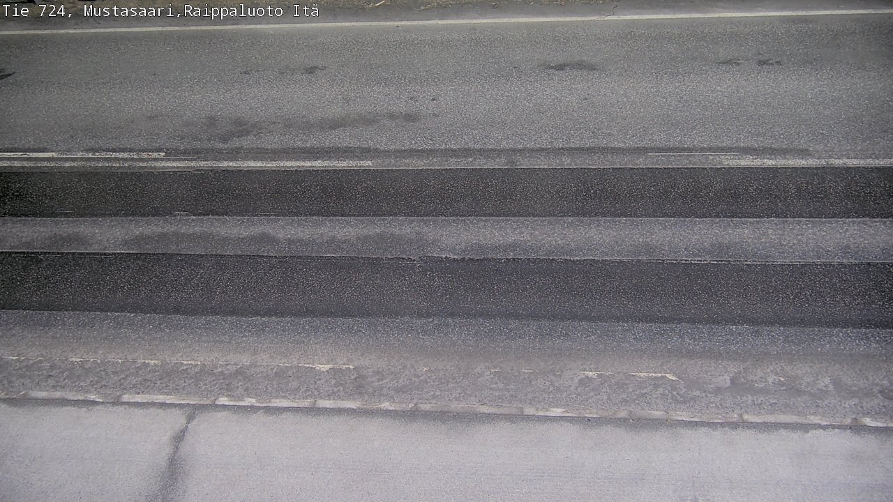 Weather Camera Image Road 724 Mustasaari, Raippaluoto, Fjärdskäret, Mustasaari, Pohjanmaa