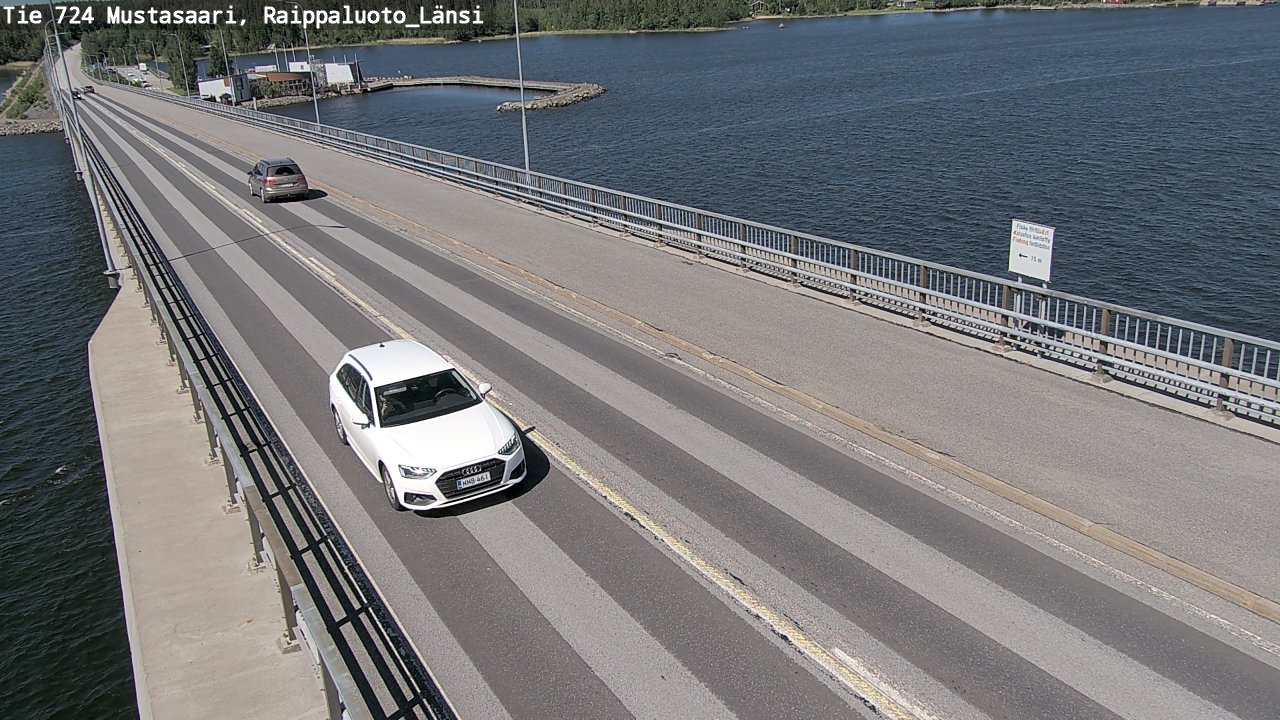 Weather Camera Image Road 724 Mustasaari, Raippaluoto, west, Mustasaari, Pohjanmaa