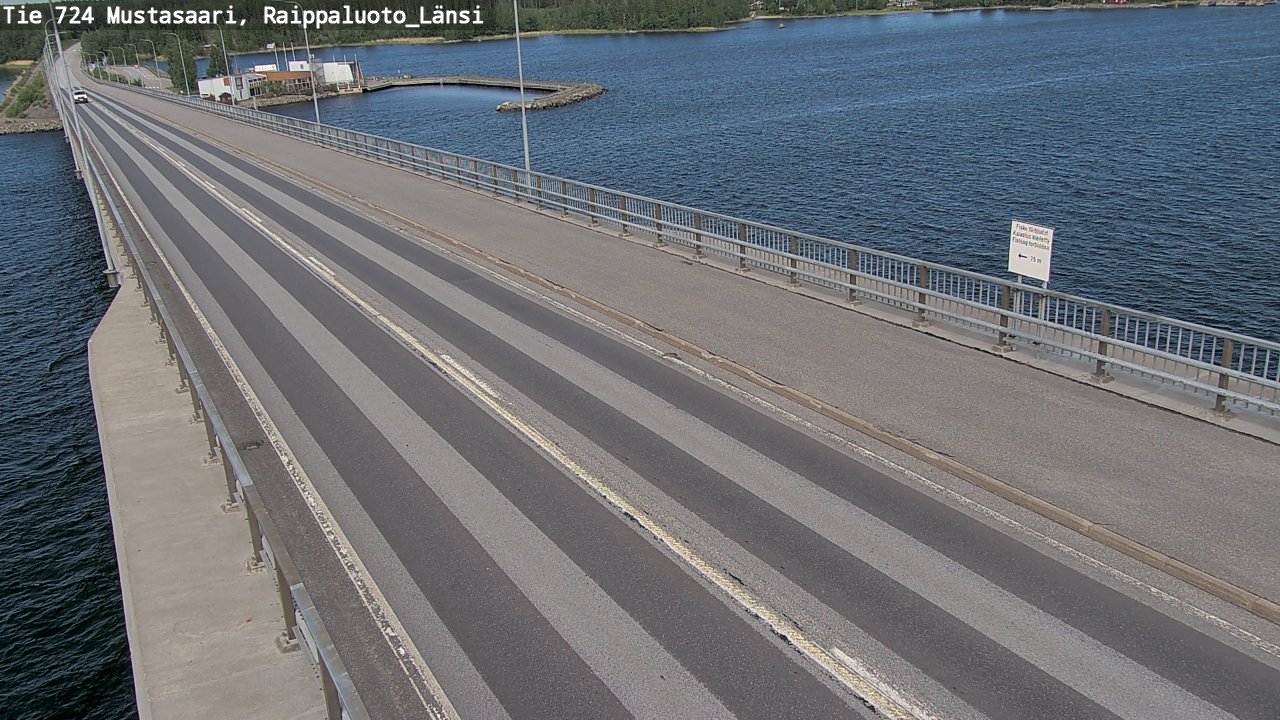 Weather Camera Image Road 724 Mustasaari, Raippaluoto, west, Mustasaari, Pohjanmaa