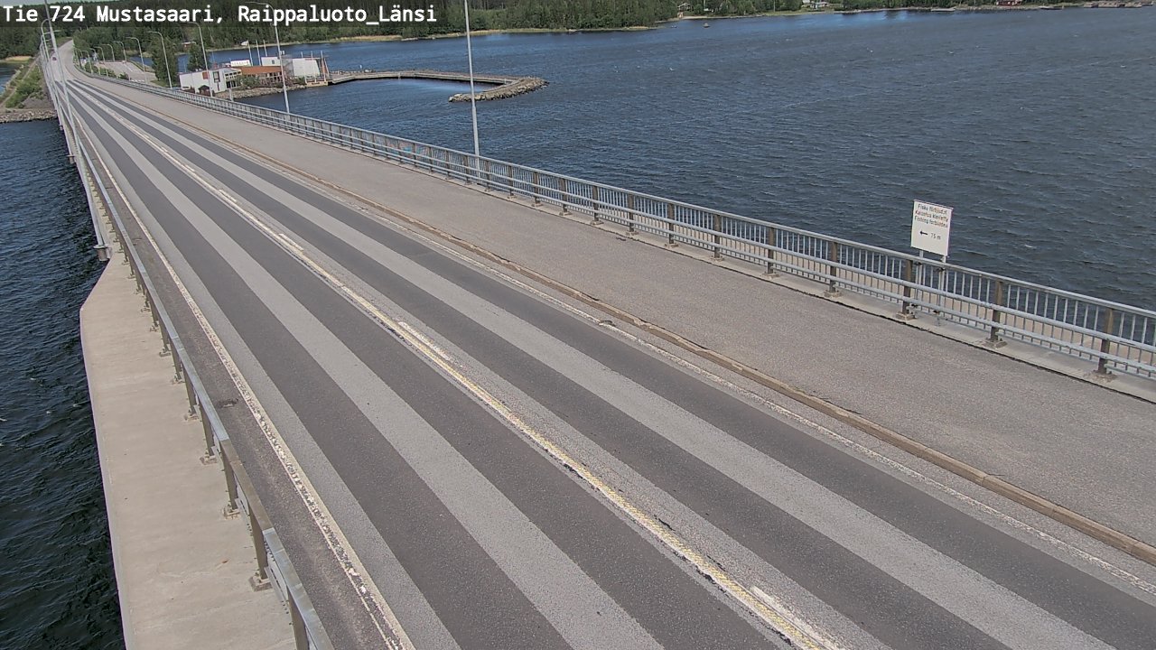 Weather Camera Image Road 724 Mustasaari, Raippaluoto, west, Mustasaari, Pohjanmaa