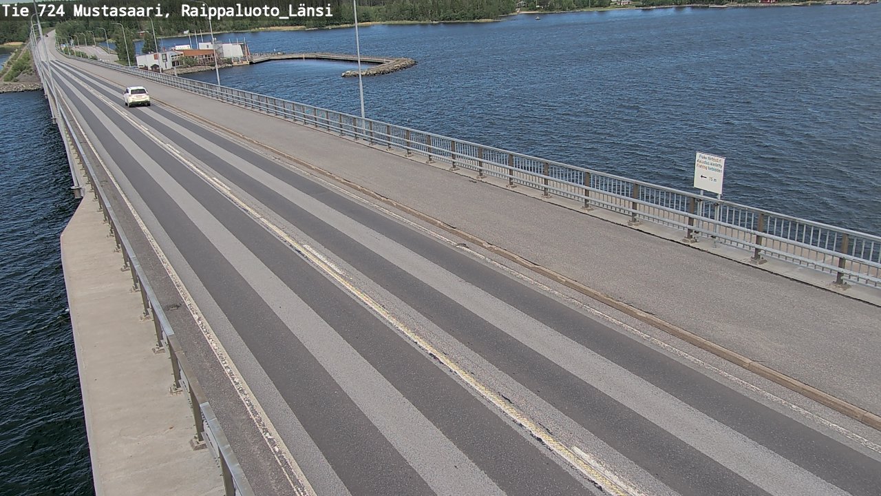 Weather Camera Image Road 724 Mustasaari, Raippaluoto, west, Mustasaari, Pohjanmaa