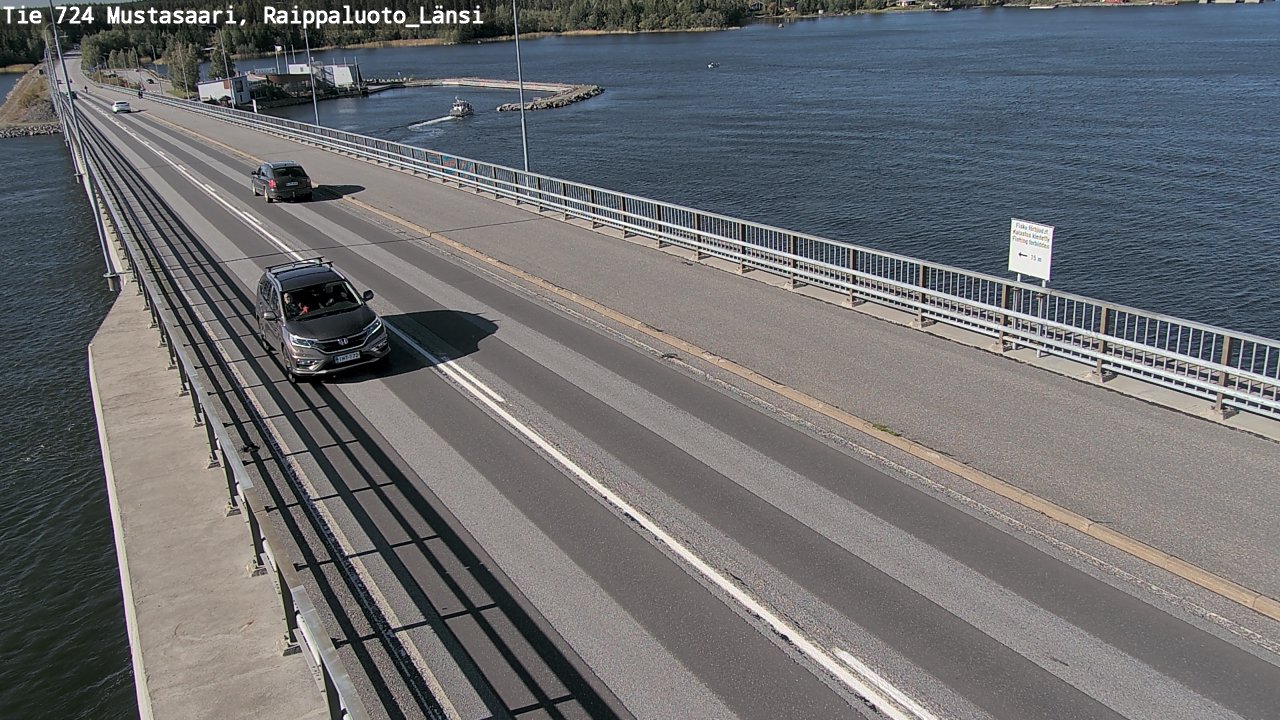 Weather Camera Image Road 724 Mustasaari, Raippaluoto, west, Mustasaari, Pohjanmaa