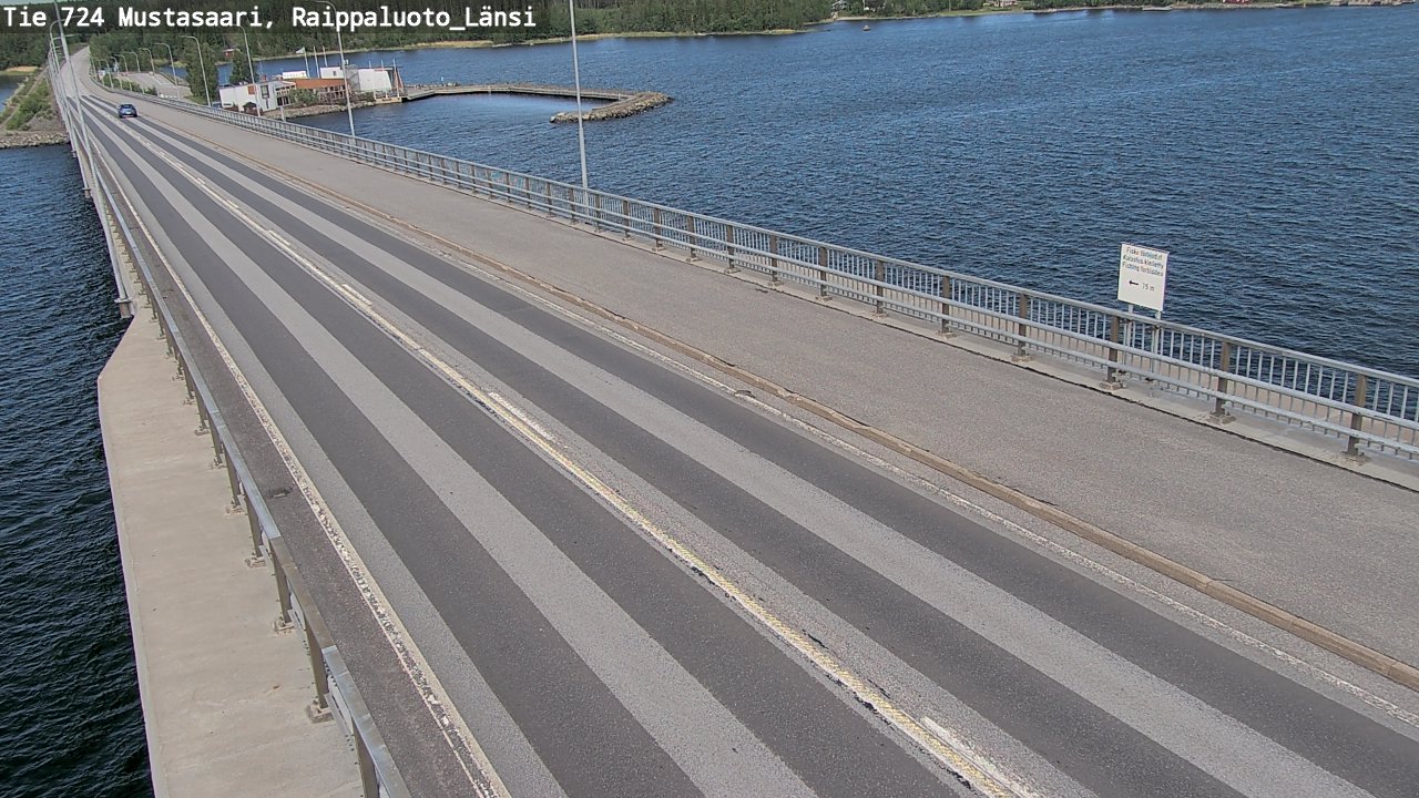 Weather Camera Image Road 724 Mustasaari, Raippaluoto, west, Mustasaari, Pohjanmaa