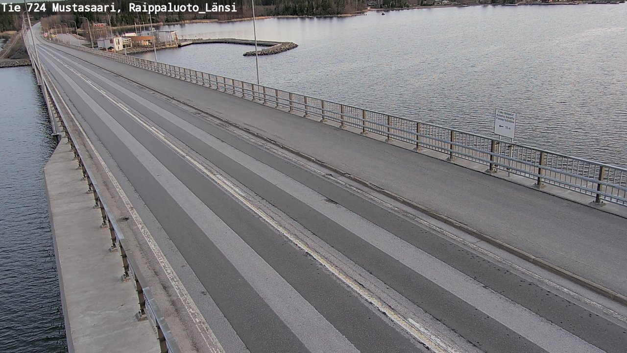 Weather Camera Image Road 724 Mustasaari, Raippaluoto, west, Mustasaari, Pohjanmaa