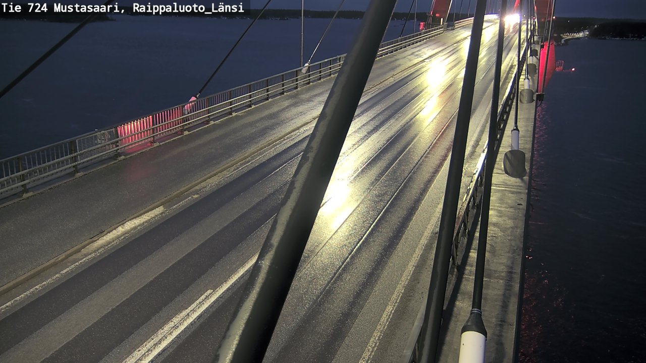 Weather Camera Image Väg 724 Korsholm, Replot, väst, Mustasaari, Pohjanmaa