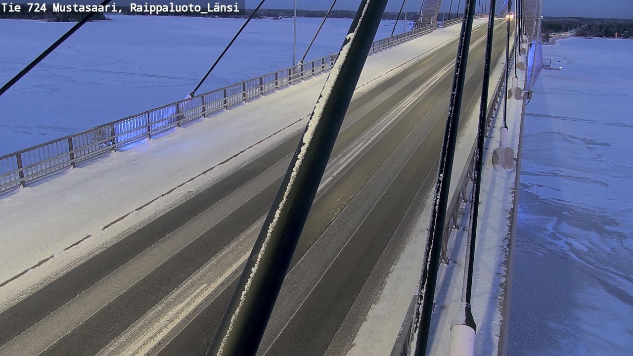 Weather Camera Image Road 724 Mustasaari, Raippaluoto, west, Mustasaari, Pohjanmaa