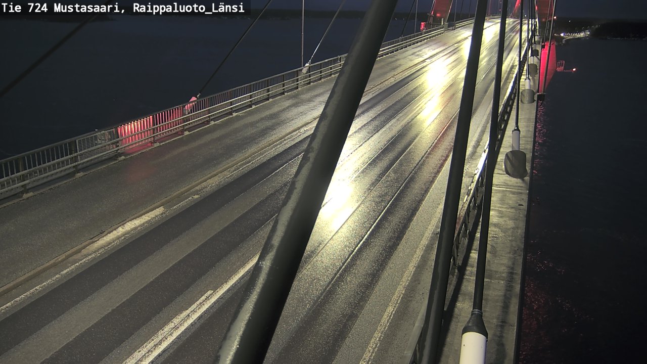 Weather Camera Image Väg 724 Korsholm, Replot, väst, Mustasaari, Pohjanmaa